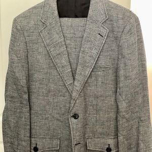 Hugo Boss Red Label 100% Linen Suit Perfect Summer 40 40R Must See! $895